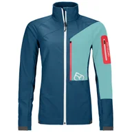 Kurtki i kamizelki sportowe damskie - Kurtka damska Ortovox Berrino Jacket W Rozmiar: M / Kolor: niebieski - miniaturka - grafika 1