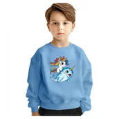 Bluzy dla dziewczynek - BLUZA DZIECIĘCA JEDNOROŻEC UNICORN 122-128 DLA CHŁOPCA DZIEWCZYNKI - miniaturka - grafika 1