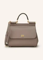 Torebki damskie - Dolce & Gabbana Torebka Sicily Large beige - miniaturka - grafika 1
