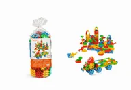 Klocki - Klocki Wafle Przestrzenne Mix Zoo 200 Elementów - miniaturka - grafika 1