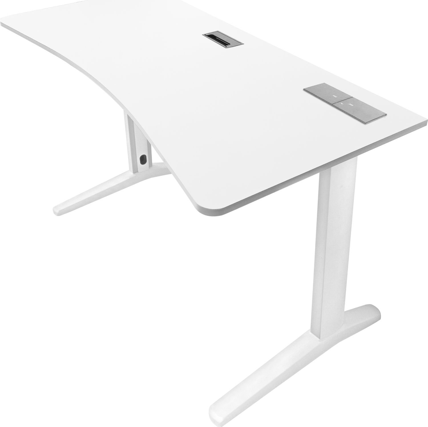 Biurko Zdesk CB-STL/W-Pp/W-GN/W Białe 138 cm x 68 cm