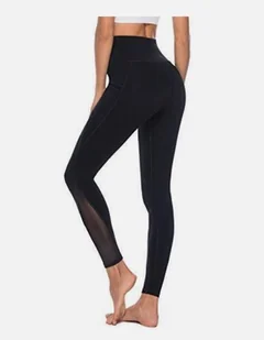 Legginsy do jogi, fitness - 3/4 z kieszeniami - Legginsy - miniaturka - grafika 1