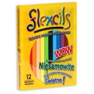 Kredki trójkątne Flexcils 12 szt. Outlet - Kredki, ołówki, pastele i pisaki - miniaturka - grafika 1