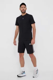 adidas szorty męskie kolor czarny - Spodenki męskie - miniaturka - grafika 1