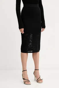 Patrizia Pepe spódnica kolor czarny midi ołówkowa 8G0482 K284 - Spódnice - miniaturka - grafika 1