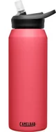 Shakery i bidony sportowe - Butelka termiczna CamelBak Eddy+ Vacuum Insulated 1L czerwona - miniaturka - grafika 1