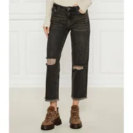 Spodnie damskie - Michael Kors Jeansy FRAYED flare fit - miniaturka - grafika 1