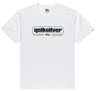 Koszulki męskie - t-shirt QUIKSILVER BOX SHAPED WHITE - miniaturka - grafika 1
