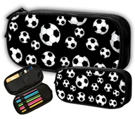 Piórniki - Piórnik Szkolny Saszetka Usztywniania Tuba Piłka Nożna Football Dla Chłopca - miniaturka - grafika 1