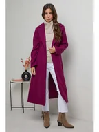 Kurtki damskie - L'armoire de Suzette Płaszcz zimowy w kolorze fioletowym - miniaturka - grafika 1