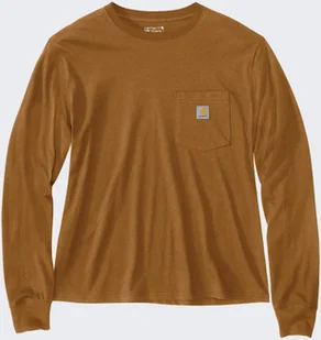 Koszulka Carhartt LS Light Brown - Koszulki męskie - miniaturka - grafika 1