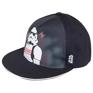 Czapki dla dzieci - Star Wars Stormtrooper Boys czapka baseballowa | oficjalny produkt | torba szkolna Star Wars, pomysł na prezent dla chłopców czarna - grafika 1