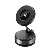 Uchwyty samochodowe do telefonów - Uchwyt samochodowy Wozinsky WUSM-01 magnetyczny na deskę rozdzielczą/szybę - czarny - miniaturka - grafika 1