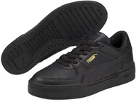 Sneakersy męskie - Buty sportowe Puma Ca Pro Classic r.42 Czarne Skórzane Trampki Sneakersy - miniaturka - grafika 1