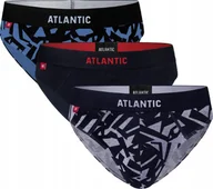Majtki męskie - SLIPY ATLANTIC MĘSKIE MAJTKI 3MP104 SPORT 3PAK *M* - miniaturka - grafika 1