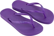 Klapki i japonki damskie - Ipanema Klapki damskie fioletowe 82591-AQ601 Rozmiar 41/42 - miniaturka - grafika 1