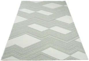 Dywan sznurkowy w zielony zygzak L1-B44 - Dywany Dywan sznurkowy w zielony zygzak L1-B44 - Dywany - miniaturka - grafika 1