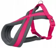 Szelki dla psów - Trixie Szelki Premium touring SM 4060 cm/20 mm fuksja - miniaturka - grafika 1