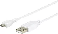 Kable USB - Kabel USB eSTUFF MicroUSB USB A M/M 0.5m Biały ES84001-0,5M-WHITE - miniaturka - grafika 1