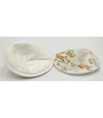 Akcesoria do karmienia - Wielorazowe wkładki laktacyjne, PROFILOWANE, bambus i bawełna, DZIEŃ W LESIE, 2 szt., Pupus - miniaturka - grafika 1