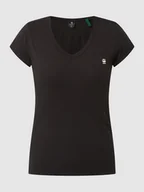 Koszulki i topy damskie - T-shirt o kroju slim fit z bawełny ekologicznej model ‘Eyben’ - miniaturka - grafika 1
