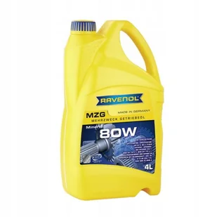 OLEJ PRZEKŁADNIOWY MZG SAE 80 4L MZG SAE 80 4L - Oleje przekładniowe - miniaturka - grafika 1