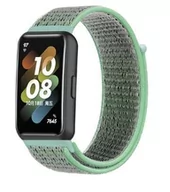 Akcesoria do smartwatchy - Opaska Pasek Bransoleta Nylon Huawei Band 7 Miętowa - miniaturka - grafika 1