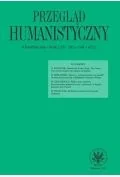 Czasopisma - przegląd humanistyczny 2021/01 - miniaturka - grafika 1