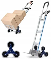 Torby i wózki na zakupy - Wózek Na Schody Schodowy 3 Kołowy Kroczący Do Transportu Składany 250kg - miniaturka - grafika 1
