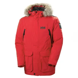 Męska Kurtka ocieplana HELLY HANSEN REINE PARKA 53630_162 – Czerwony - Kurtki męskie - miniaturka - grafika 1