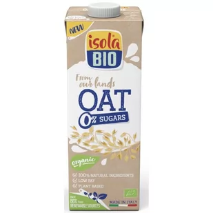 Isola Napój owsiany bez cukru BIO 1 l Bio 8023678729112 - Napoje roślinne - miniaturka - grafika 1