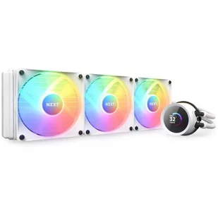 NZXT Chłodzenie wodne Kraken 360 RGB LCD Białe - Wentylatory komputerowe - miniaturka - grafika 1