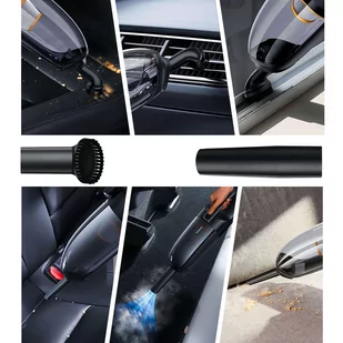 Bezprzewodowy odkurzacz ręczny Baseus Ap02 6000Pa (czarny) - Akcesoria motoryzacyjne - miniaturka - grafika 3