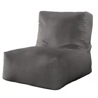 Fotele - Dekoria Pufa fotel grafitowy 67 × 31 × 75 cm Etna 1241-705-35 - miniaturka - grafika 1