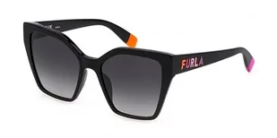 Furla Okulary damskie, Shiny Black, 54 - Okulary przeciwsłoneczne - miniaturka - grafika 1