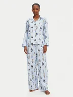 Piżamy damskie - Polo Ralph Lauren Piżama 4P8046 Niebieski Relaxed Fit - miniaturka - grafika 1