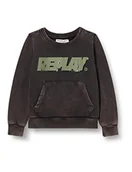 Bluzy dla chłopców - Replay Bluza chłopięca, 099 Blackboard, 14 lat - miniaturka - grafika 1