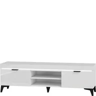 Szafki RTV - Szafka RTV BDTV-1 Baldur Restol Biały - miniaturka - grafika 1