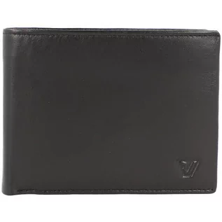 Portfele - Roncato Avana Portfel RFID skórzana 13 cm nero 410136-01 - grafika 1