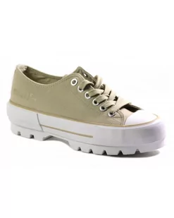 TRAMPKI BIG STAR  - LL274154 BEIGE - Big Star - Półbuty damskie - miniaturka - grafika 1