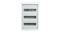 Rozdzielnie elektryczne - Legrand Rozdzielnica natynkowa Nedbox 3 x 12 IP40, drzwi transparentne - miniaturka - grafika 1