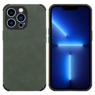 Etui Do Apple iPhone 12 PRO Pokrowiec w Szmaragdowa Zieleń TPU Silikon Etui Ochronny Obudowa Case Cover Cadorabo - Etui i futerały do telefonów - miniaturka - grafika 1
