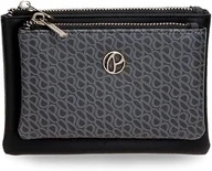 Portfele - PEPE JEANS PORTFEL DAMSKI CZARNY NA ZAMEK AWG - miniaturka - grafika 1