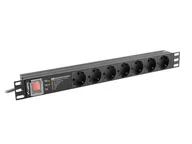 Listwy zasilające - Listwa zasil.rack Pdu 1U 16A 2m 7 PDU-PRO-07F-0200 - miniaturka - grafika 1