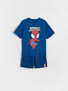 Reserved - Dwuczęściowa piżama Spider-Man - granatowy - Skarpetki dla dzieci - miniaturka - grafika 1