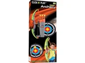 Zabawki militarne - Zestaw Łuczniczy, Łuk Świecący W Ciemności + Akcesoria, Strzały, Tarcza - miniaturka - grafika 1