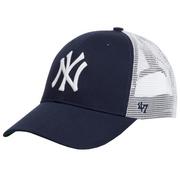 Czapki dla dzieci - 47 Brand MLB New York Yankees Branson Kids Cap B-BRANS17CTP-NY-KID, dla chłopca, Czapka z daszkiem, Granatowy - miniaturka - grafika 1