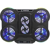Podkładki chłodzące pod laptopa - Rampage PROTE R6 (10-17", RGB) - miniaturka - grafika 1