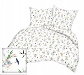 Pościel - pościel bawełna lux 220x220 + 2 poszewka B 548-2 zając tulipan bi Wielkanoc - miniaturka - grafika 1