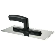 Narzędzia murarskie - Paca metalowa 130 x 270 mm ząb 4 x 4 - miniaturka - grafika 1